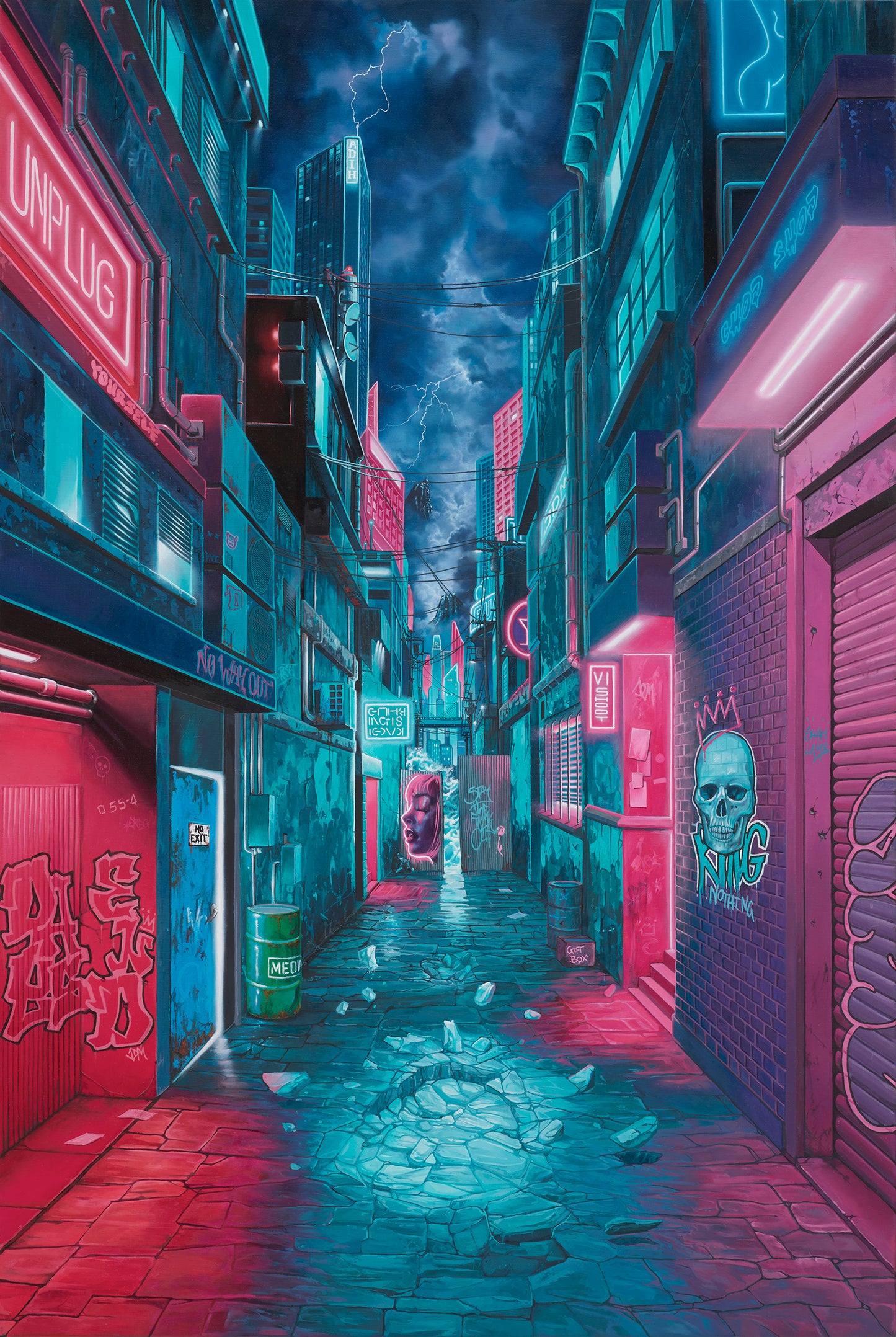 'Plugged In' Fine Art Print