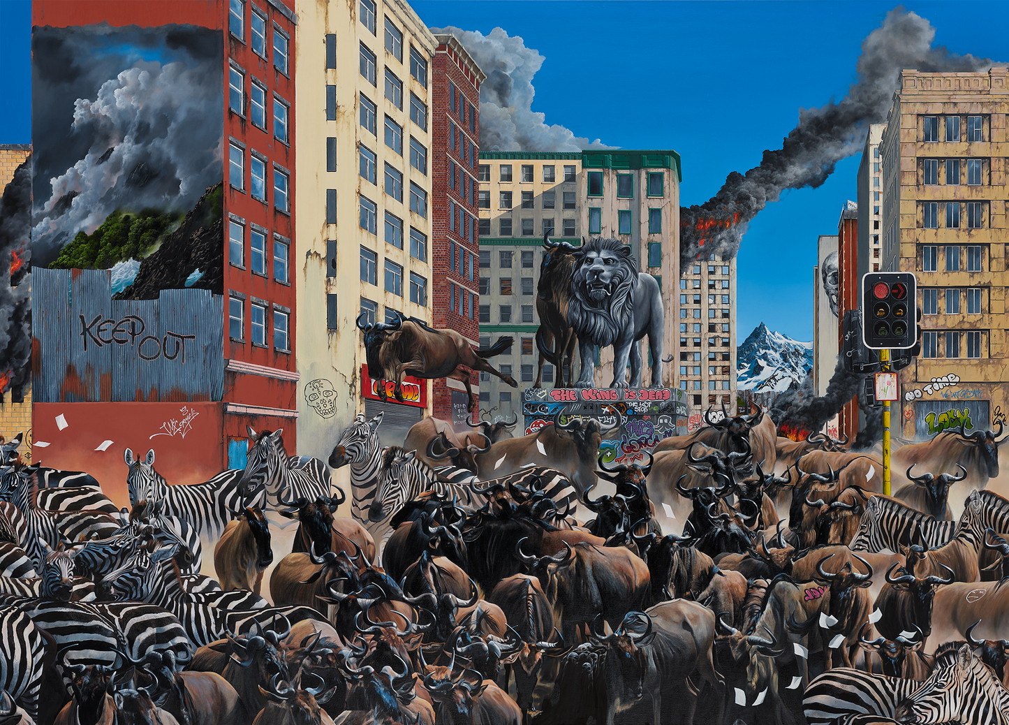 'The King is Dead' Fine Art Prints